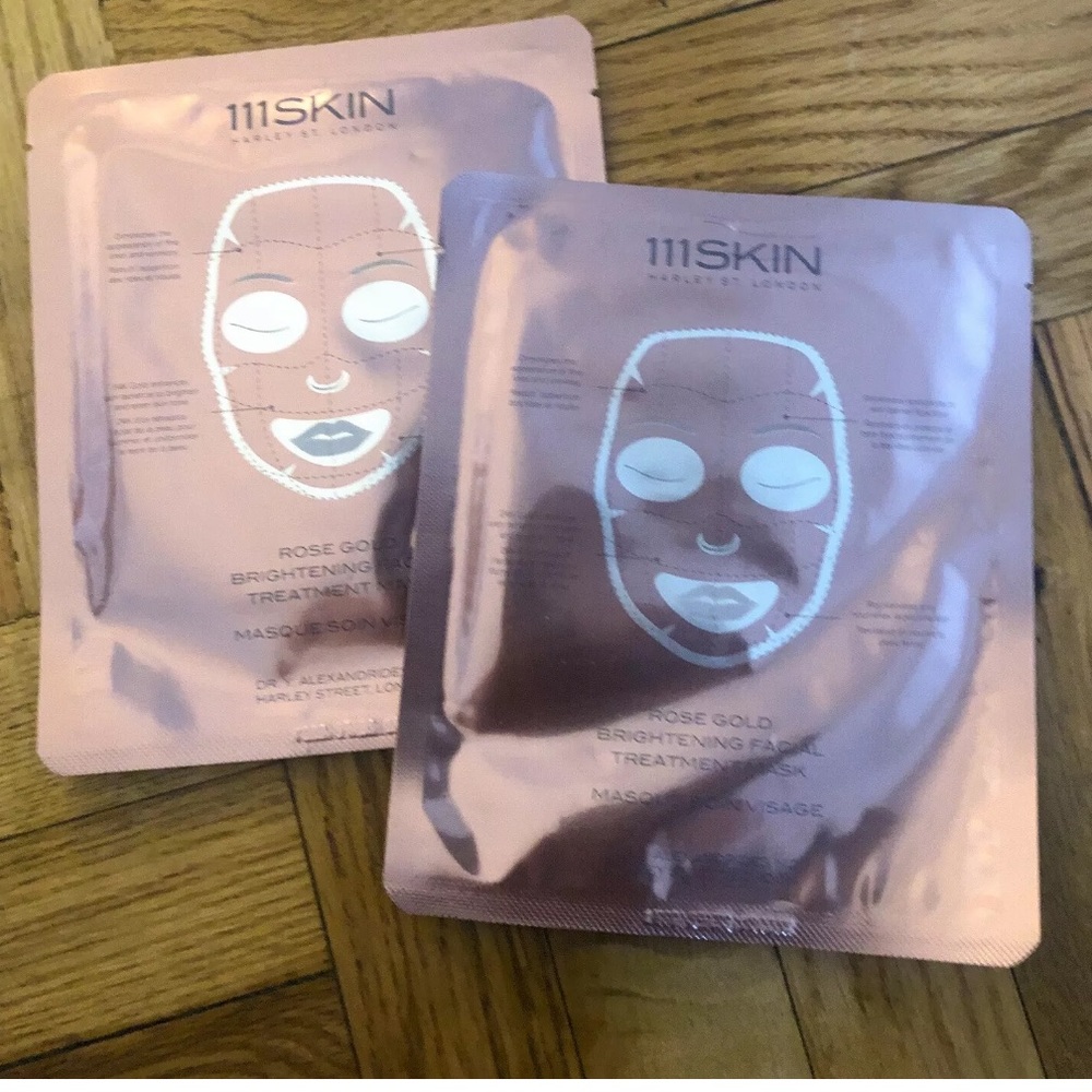 111SKIN Rose Gold Brightening Mask 2 pack